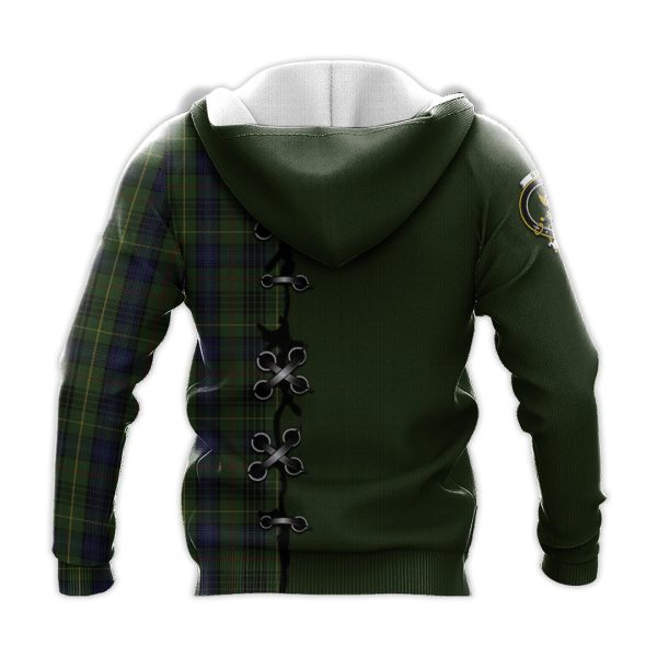 Stewart Hunting Tartan Hoodie - Lion Rampant And Celtic Thistle Style Online - Image 3