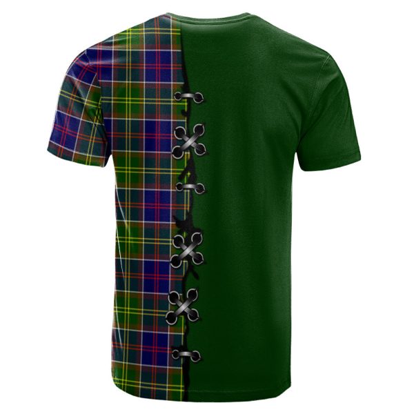 Whitefoord Modern Tartan T-shirt - Lion Rampant And Celtic Thistle Style For Discount - Image 2