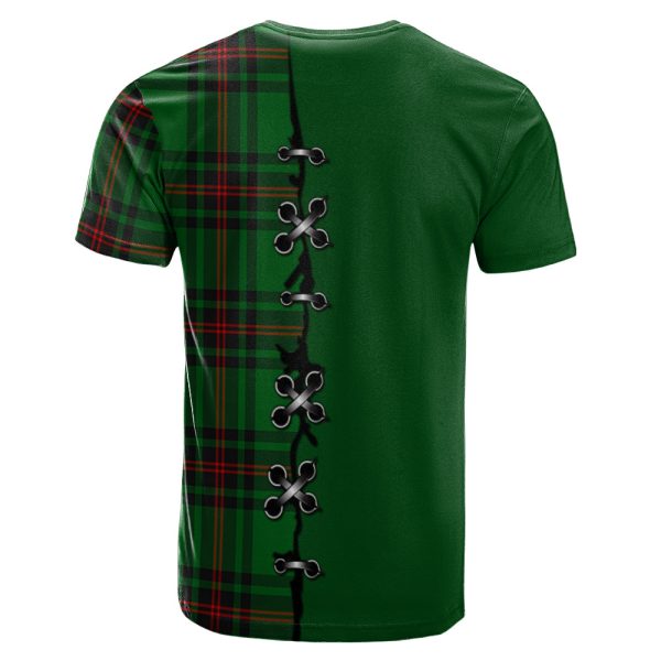 Orrock Tartan T-shirt - Lion Rampant And Celtic Thistle Style Online now - Image 2