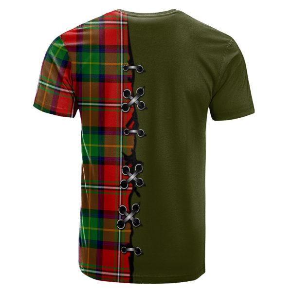 Fullerton Tartan T-shirt - Lion Rampant And Celtic Thistle Style For Cheap - Image 2