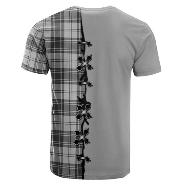 Glen Tartan T-shirt - Lion Rampant And Celtic Thistle Style Cheap - Image 2
