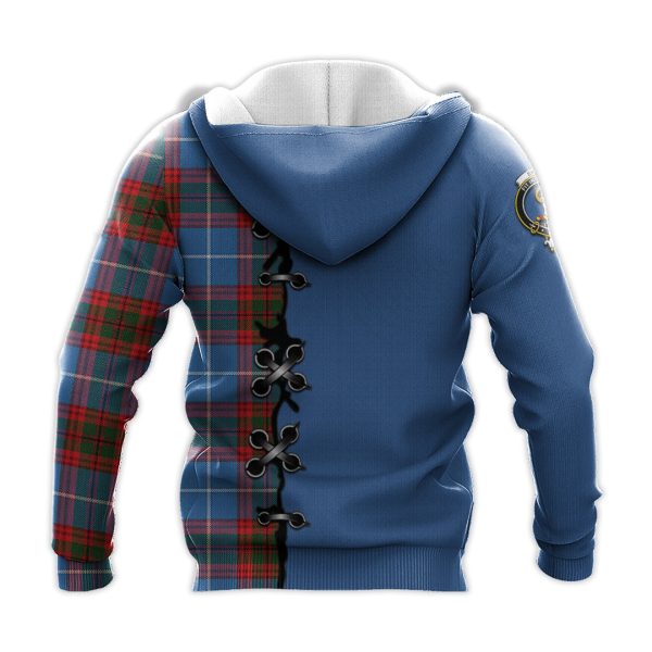 Skirving Tartan Hoodie - Lion Rampant And Celtic Thistle Style Fashion - Image 3