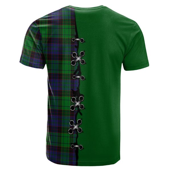 Stewart Old Modern Tartan T-shirt - Lion Rampant And Celtic Thistle Style Online Hot Sale - Image 2