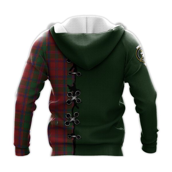 Stewart of Appin Tartan Hoodie - Lion Rampant And Celtic Thistle Style Discount - Image 3