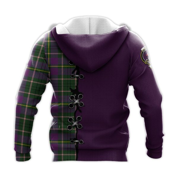 Taylor Tartan Hoodie - Lion Rampant And Celtic Thistle Style For Cheap - Image 3