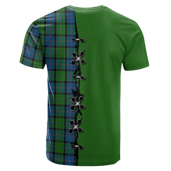 Stirling Tartan T-shirt - Lion Rampant And Celtic Thistle Style Fashion - Image 2