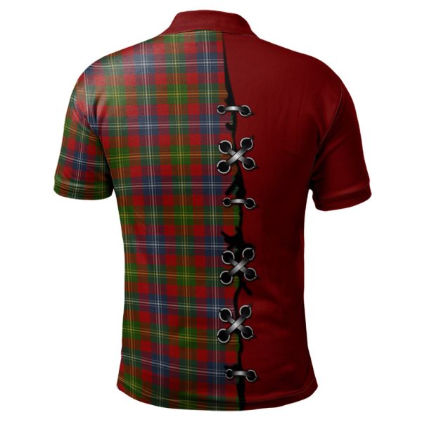 Forrester or Foster Tartan Polo Shirt - Lion Rampant And Celtic Thistle Style Supply - Image 2