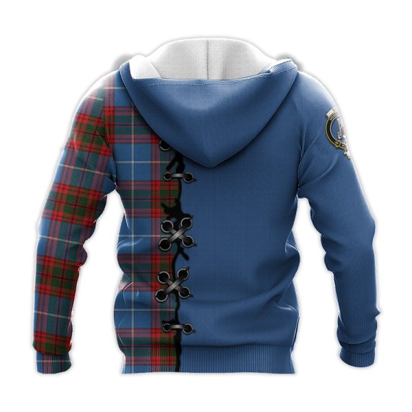 Spalding Tartan Hoodie - Lion Rampant And Celtic Thistle Style on Sale - Image 3
