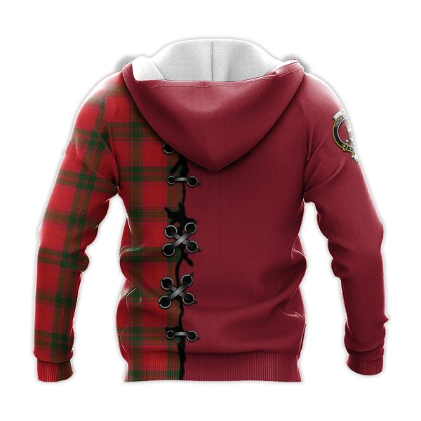 MacNab Modern Tartan Hoodie - Lion Rampant And Celtic Thistle Style For Discount - Image 3
