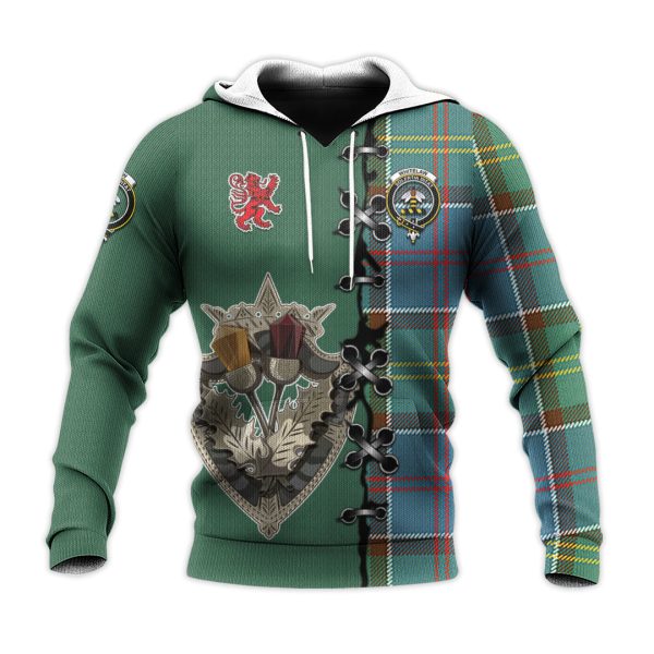 Whitelaw Tartan Hoodie - Lion Rampant And Celtic Thistle Style Supply - Image 2