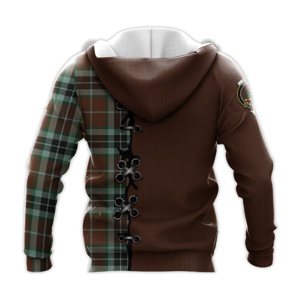 Thomson Hunting Modern Tartan Hoodie - Lion Rampant And Celtic Thistle Style Supply - Image 3