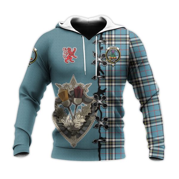 Thomson Tartan Hoodie - Lion Rampant And Celtic Thistle Style For Discount - Image 2