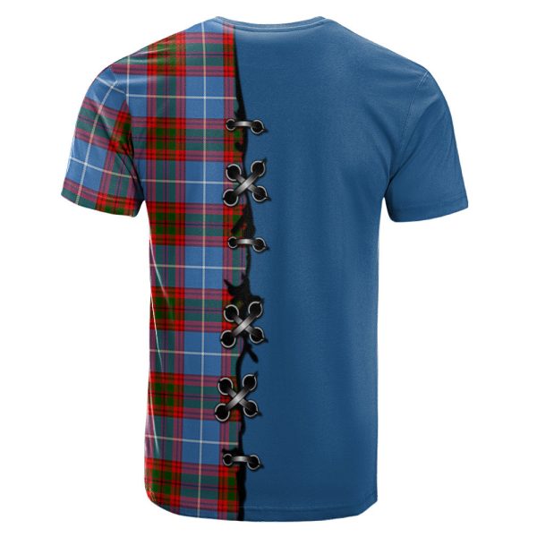 Trotter Tartan T-shirt - Lion Rampant And Celtic Thistle Style For Discount - Image 2