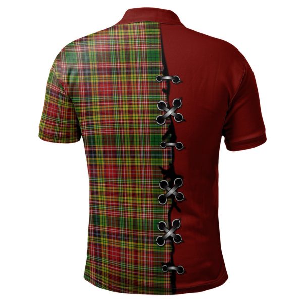 Drummond of Strathallan Tartan Polo Shirt - Lion Rampant And Celtic Thistle Style For Cheap - Image 2