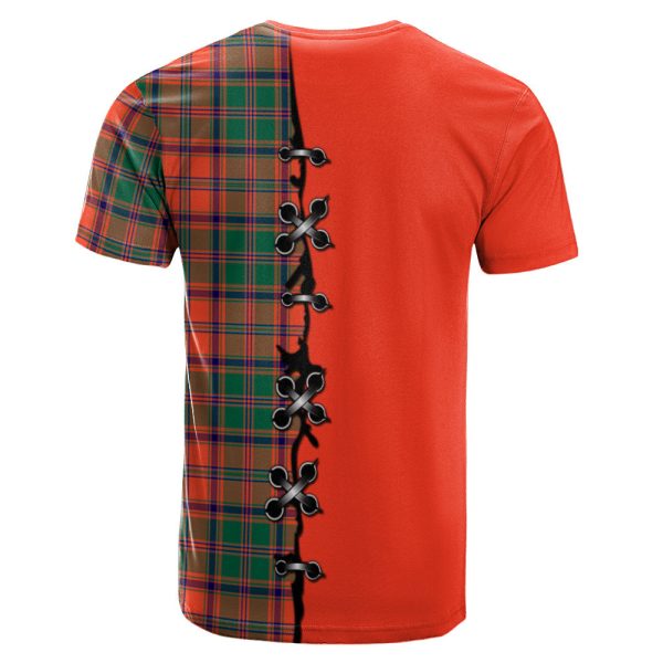 Stewart of Appin Ancient Tartan T-shirt - Lion Rampant And Celtic Thistle Style Hot on Sale - Image 2