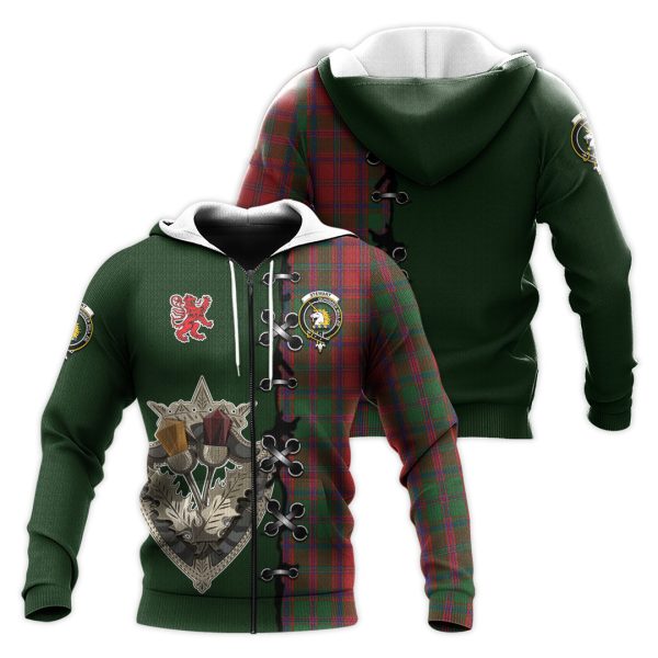 Stewart of Appin Tartan Hoodie - Lion Rampant And Celtic Thistle Style Discount