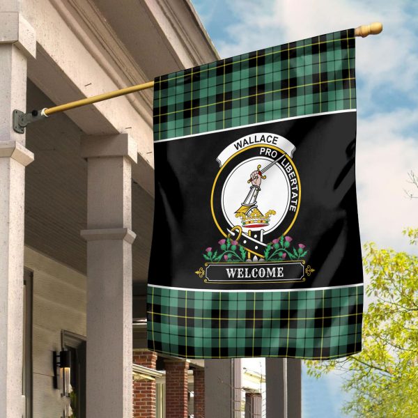Wallace Hunting Ancient Tartan Crest Garden Flag - Welcome Style on Sale - Image 2