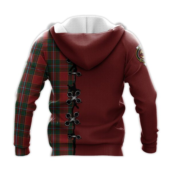 Drummond Ancient Tartan Hoodie - Lion Rampant And Celtic Thistle Style Cheap - Image 3