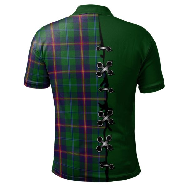 Young Tartan Polo Shirt - Lion Rampant And Celtic Thistle Style Fashion - Image 2