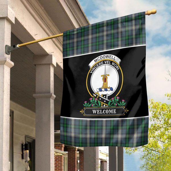 McDowell (MacDowell) Tartan Crest Garden Flag - Welcome Style Online Hot Sale - Image 2