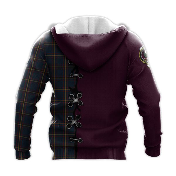 MacLaine of Lochbuie Hunting Tartan Hoodie - Lion Rampant And Celtic Thistle Style Online Sale - Image 3