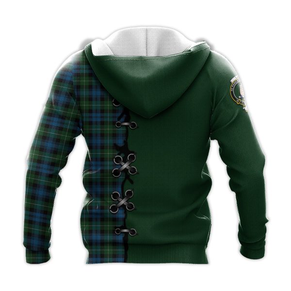 Lamont Tartan Hoodie - Lion Rampant And Celtic Thistle Style Cheap - Image 3