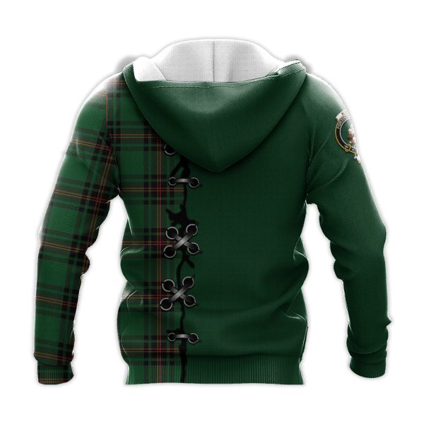 Kirkcaldy Tartan Hoodie - Lion Rampant And Celtic Thistle Style Online now - Image 3