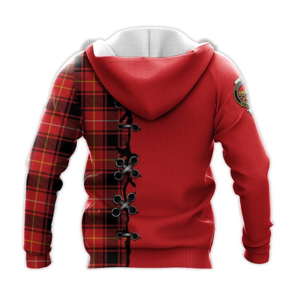MacIver Modern Tartan Hoodie - Lion Rampant And Celtic Thistle Style Hot on Sale - Image 3