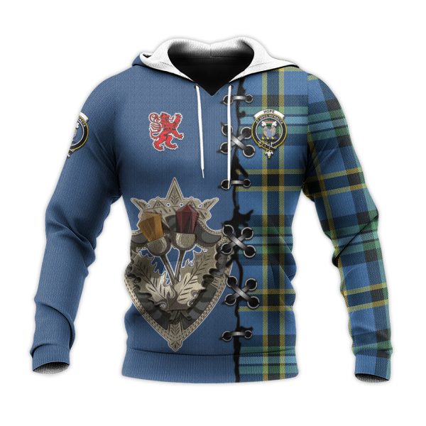 Hope Ancient Tartan Hoodie - Lion Rampant And Celtic Thistle Style Cheap - Image 2