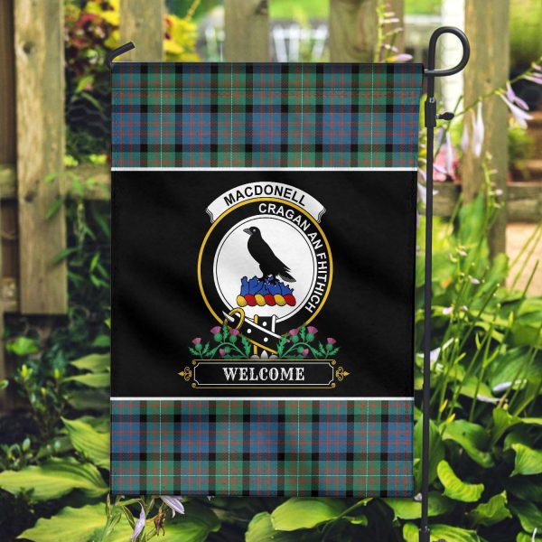 MacDonnell of Glengarry Ancient Tartan Crest Garden Flag - Welcome Style Online Sale