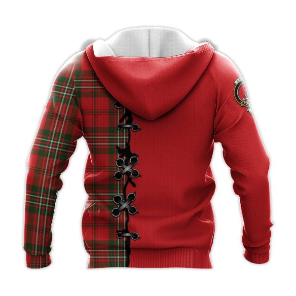 Langlands Tartan Hoodie - Lion Rampant And Celtic Thistle Style Sale - Image 3