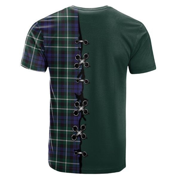 Allardice Tartan T-shirt - Lion Rampant And Celtic Thistle Style Cheap - Image 2