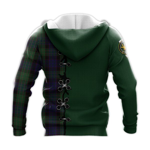 Nicolson Green Hunting Tartan Hoodie - Lion Rampant And Celtic Thistle Style For Sale - Image 3