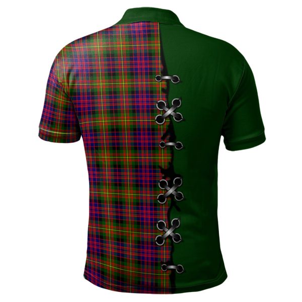 Carnegie Modern Tartan Polo Shirt - Lion Rampant And Celtic Thistle Style Sale - Image 2