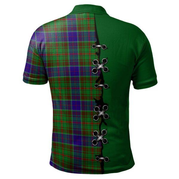 Adam Tartan Polo Shirt - Lion Rampant And Celtic Thistle Style on Sale - Image 2