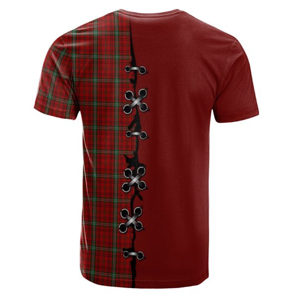 Morrison Ancient Tartan T-shirt - Lion Rampant And Celtic Thistle Style Cheap - Image 2