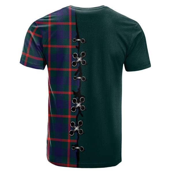 Agnew Modern Tartan T-shirt - Lion Rampant And Celtic Thistle Style on Sale - Image 2