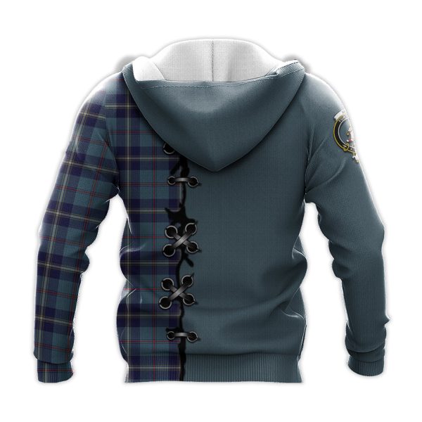 MacRaes of America Tartan Hoodie - Lion Rampant And Celtic Thistle Style Online now - Image 3