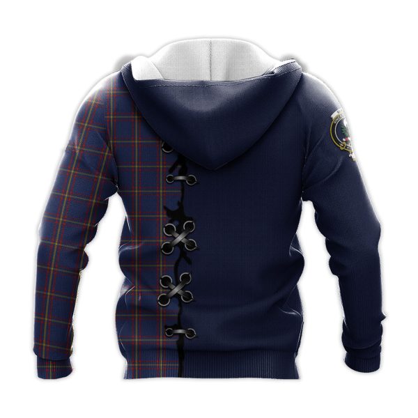 MacLaine of Lochbuie Tartan Hoodie - Lion Rampant And Celtic Thistle Style For Sale - Image 3