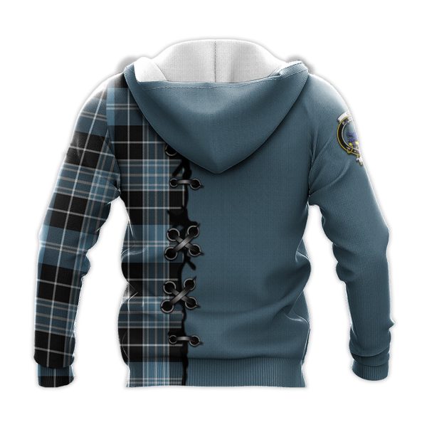 Clark (Lion) Ancient Tartan Hoodie - Lion Rampant And Celtic Thistle Style Online - Image 3