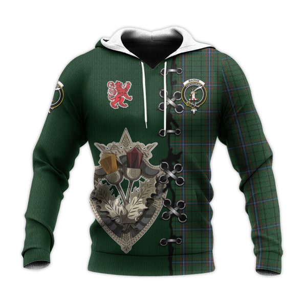 MacRae Tartan Hoodie - Lion Rampant And Celtic Thistle Style Supply - Image 2