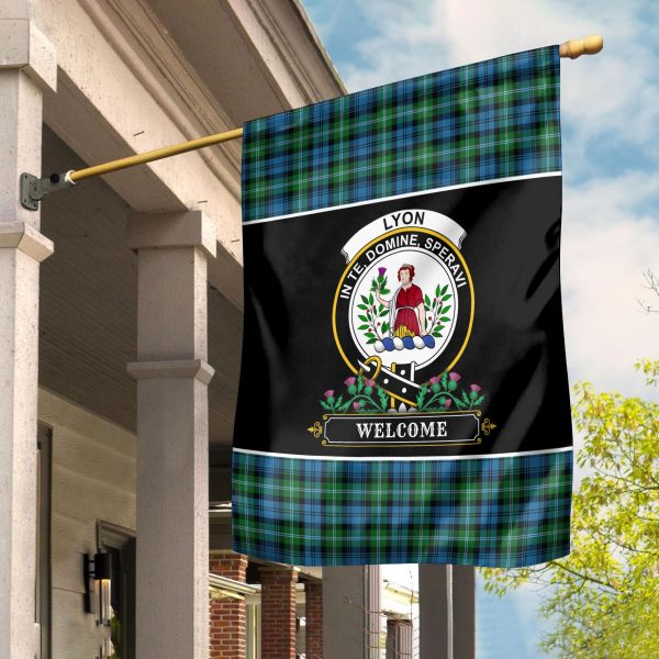 Lyon Tartan Crest Garden Flag - Welcome Style Hot on Sale - Image 2