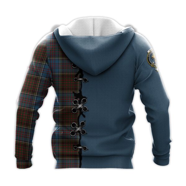 MacGregor Hastie Tartan Hoodie - Lion Rampant And Celtic Thistle Style Online - Image 3