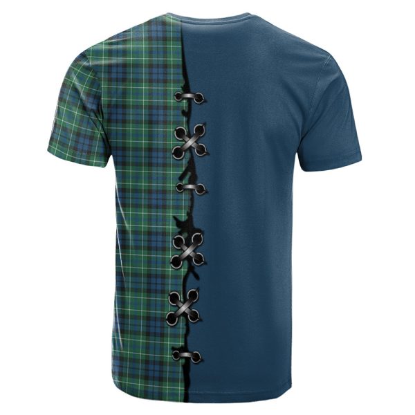 MacNeil of Colonsay Ancient Tartan T-shirt - Lion Rampant And Celtic Thistle Style Cheap - Image 2