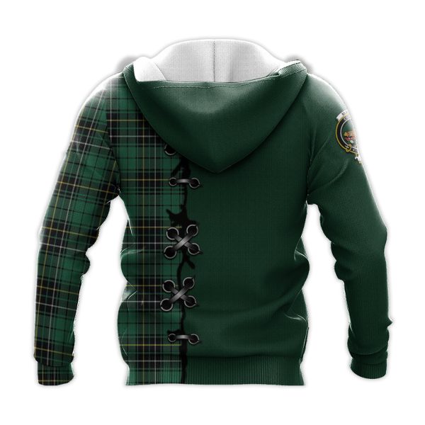 MacAlpin Ancient Tartan Hoodie - Lion Rampant And Celtic Thistle Style Online - Image 3