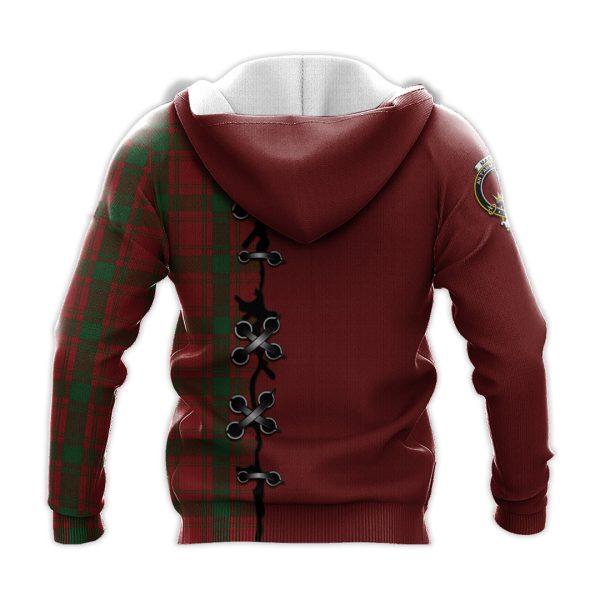 MacQuarrie Tartan Hoodie - Lion Rampant And Celtic Thistle Style Online now - Image 3