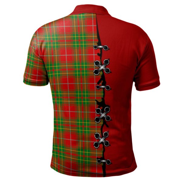 Burnett Ancient Tartan Polo Shirt - Lion Rampant And Celtic Thistle Style Supply - Image 2