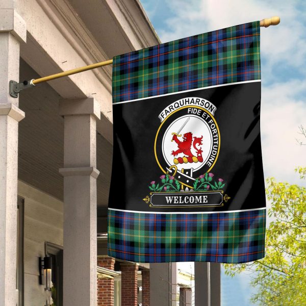 Farquharson Ancient Tartan Crest Garden Flag - Welcome Style Hot on Sale - Image 2