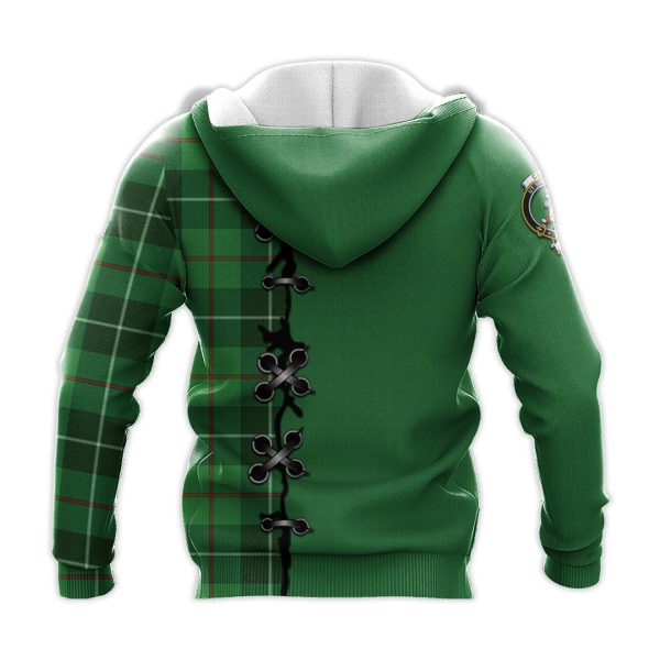 Clephan Tartan Hoodie - Lion Rampant And Celtic Thistle Style For Discount - Image 3