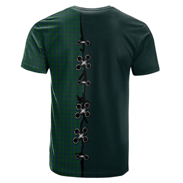 Montgomery Tartan T-shirt - Lion Rampant And Celtic Thistle Style Discount - Image 2